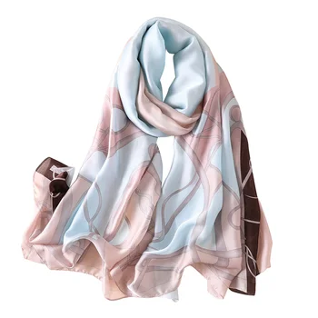 

Sand Beach Women Scarf Party Windproof Long Shawl Casual Sun Protection Artificial Silk Smooth Holiday Soft Shopping Daily