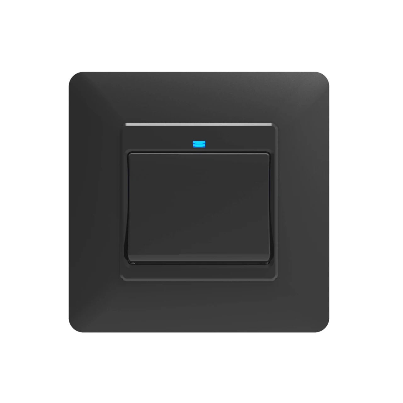 Wi-Fi DE Смарт кнопочный переключатель 1/2/3 съемный и съемный приложение Smart Life приложение Tuya дистанционного Управление работать с Alexa Google Home - Цвет: 1 Gang Black Switch