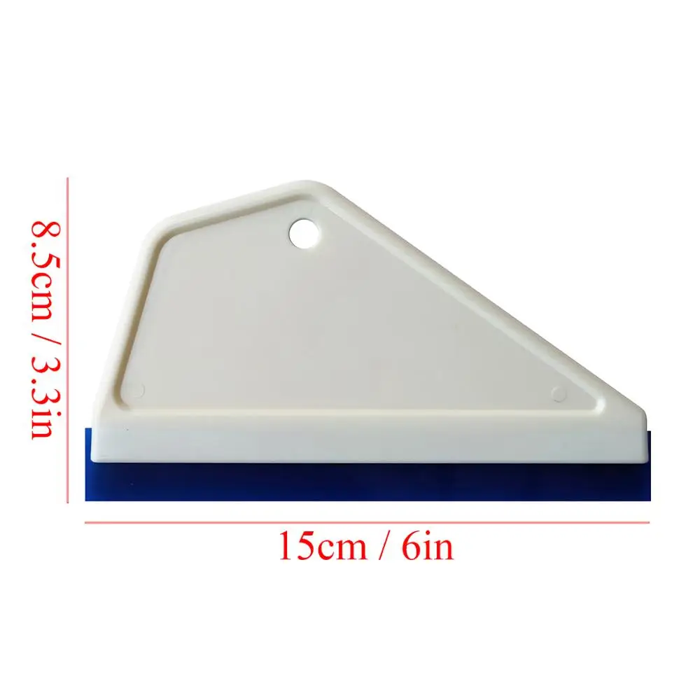 Rubber Blade Vinyl Squeegee Auto Cleaning Tools Water Wiper Cleaner Window Tint Tools Vinyl Wrap Car Accessories 4PCS razor blade scraper car wrapping tools car sticker remover vinyl squeegee window tinting squeegee automotive film tools scraper tool kit window scraper razor blade scrapers car film scraper