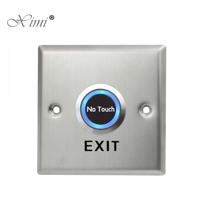 Infrared Stainless Steel No Touch Door Exit Switch LED Indication K2 