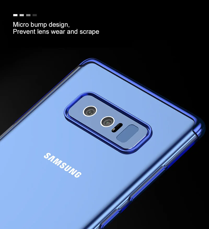 Мягкий прозрачный чехол для samsung Galaxy S6 S7 Edge S8 S9 Plus Note 8 9 силиконовый ультра тонкий чехол для задней панели сотового телефона Корпус Coque