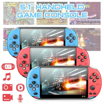 

5.1 inch Handheld Game Console Video Player 8G LED Screen Built-in 2500 Games Portable Children Retro Consoles Support TF Card
