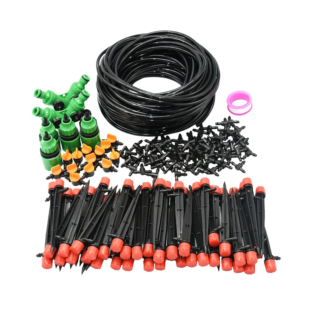 30-1000PCS 4/7mm Garden Irrigation Nozzle Adjustable Dripper Watering Sprinkler Drip Irrigation System Watering Potted Plants raised bed irrigation kit