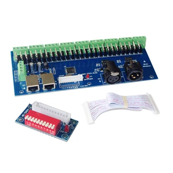 

DC12V-24V 27 channel led DMX512 decoder 27 channel 9 groups 27A max DMX decoder DMX512 XRL 3P led controller