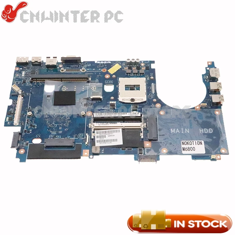 Материнская плата NOKOTION для ноутбука Dell Precision M6800 VCHYK 0VCHYK CN-0VCHYK VAR10 LA-9781P материнская