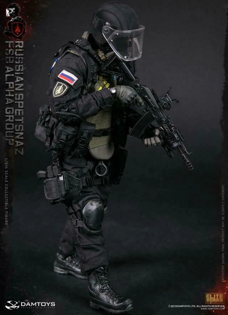 1/6 DAMTOYS 78064 солдатская фигурка русский спецназ ФСО АЛЬФА группа Коллекционная фигурка