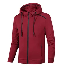 L-8XL весенне-осенняя куртка с капюшоном, верхняя одежда, спортивный костюм, свитер, Спортивная кофта на молнии, мужская куртка для бега, фитнеса, спортзала