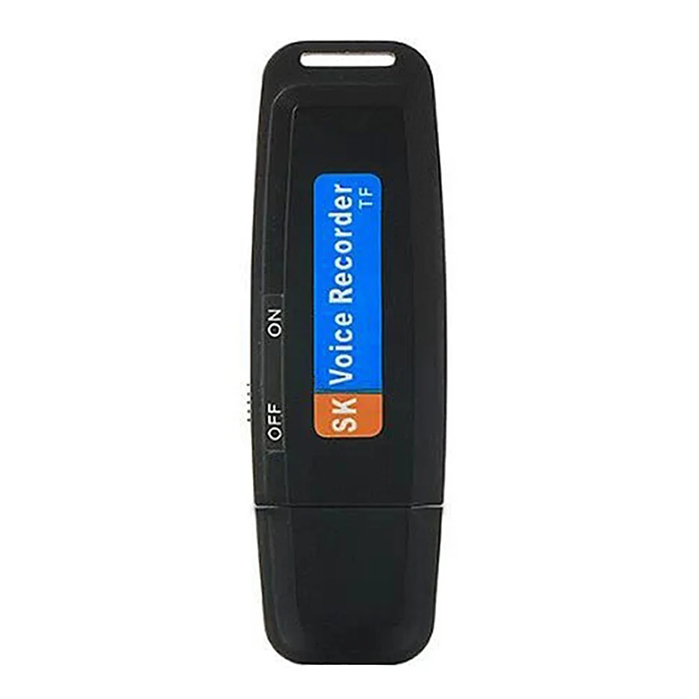 Черный Мини USB цифровая ручка Аудио Диктофон 32 ГБ флэш-накопитель u-диск Прямая поставка - Цвет: Черный