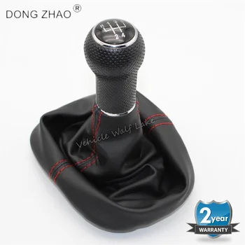 

23mm For VW Golf 4 A4 MK4 GTI 1998 1999 2000 2001 2002 2003 2004 2005 2006 Car 5 Speed Gear Stick Shift Knob With Leather Boot