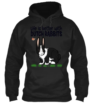 

DUTCH RABBIT DOG CAT CHRISTMAST Streetwear men women Hoodies Sweatshirts
