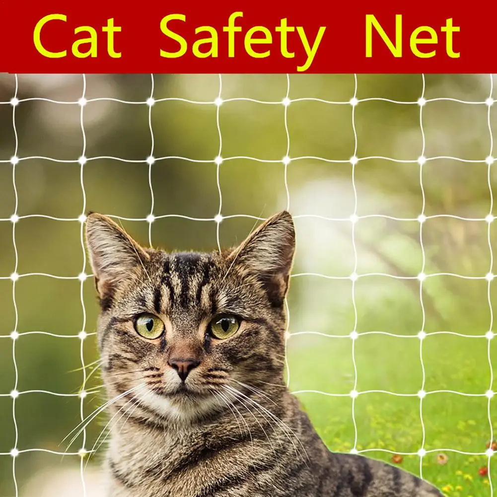 Pet Safety Protection Fence Cat Dog Nylon Protective Transparent Mesh Net For Balcony & Window For Baby Kid Falling Net Fence