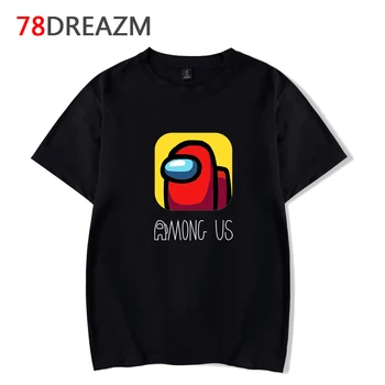 

2020 New Game Among Us Impostor T Shirt Men Kawaii Summer Tops Cartoon T-shirt Fashion Harajuku Anime Graphic Tees Unisex Male