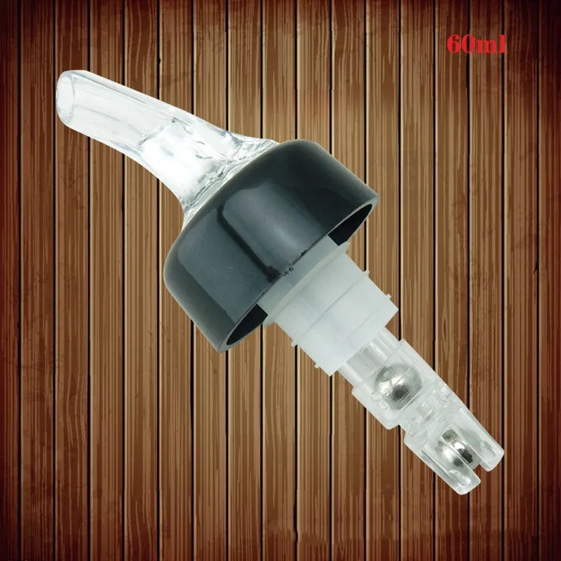 White 60ml Портативный 30/45/60 мл количественного винній наполнитель алкогольный дозатор жидкого мыла для измерения масла бутылочный Носик Графин для вина KTV панели инструментов - Цвет: White 60ml