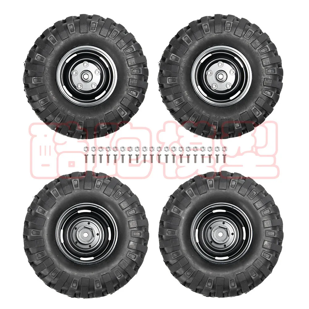 

1.9-Inch Perineum Wheel Hub Combination 108 Mm Diameter Metal Wheel Hub Scx10 90046 D90 a che fen 4 PCs
