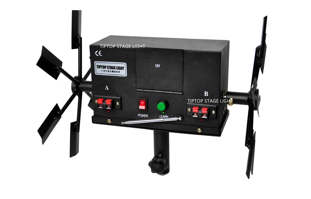 Unidades de Controle Fogos de Artifício Luz de Fundo do Casamento Remoto Estágio Máquina Rotação Dupla Roda Tubo Titular aa Bateria 4 Computers & Electronics