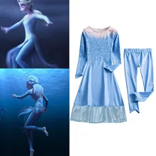 Г. Платье Снежной Королевы 2 реплики, костюм для девочек, костюм принцессы Эльзы, детский маскарадный костюм Эльзы на Хэллоуин