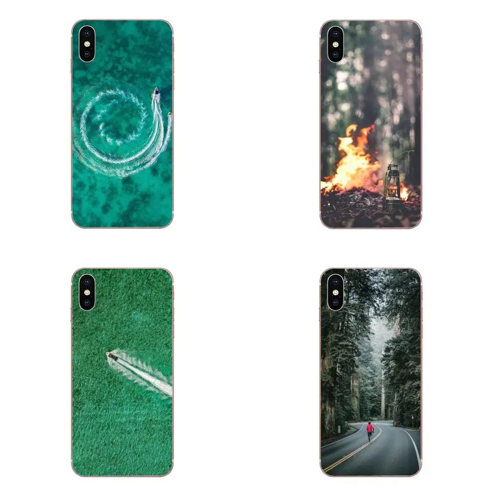 

For Galaxy Grand A3 A5 A7 A8 A9 A9S On5 On7 Plus Pro Star 2015 2016 2017 2018 TPU Phone Coque Beauty Nature Highway Waterfall