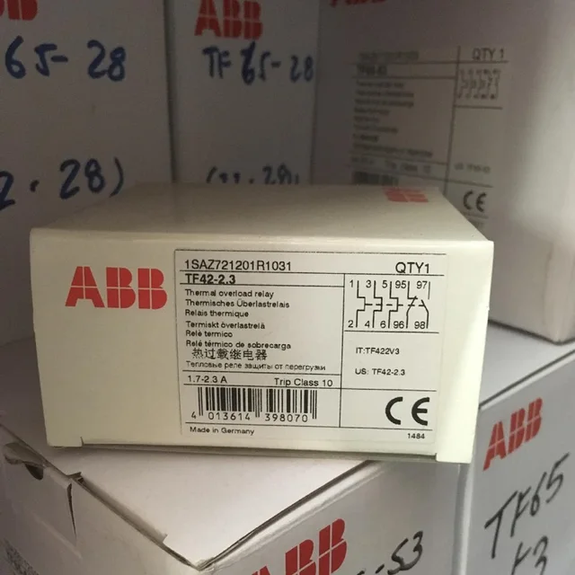 Abb TF42熱過負荷リレーTF42-1.3 TF42-1.7 TF42-2.3 TF42-3.1 TF42-4.2