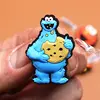 High imitation 1pcs Cartoon PVC Shoe Charms Sesame Street Shoe Accessories Shoe Buckle Decorations fit Croc JIBZ Kids X-mas Gift ► Photo 3/6