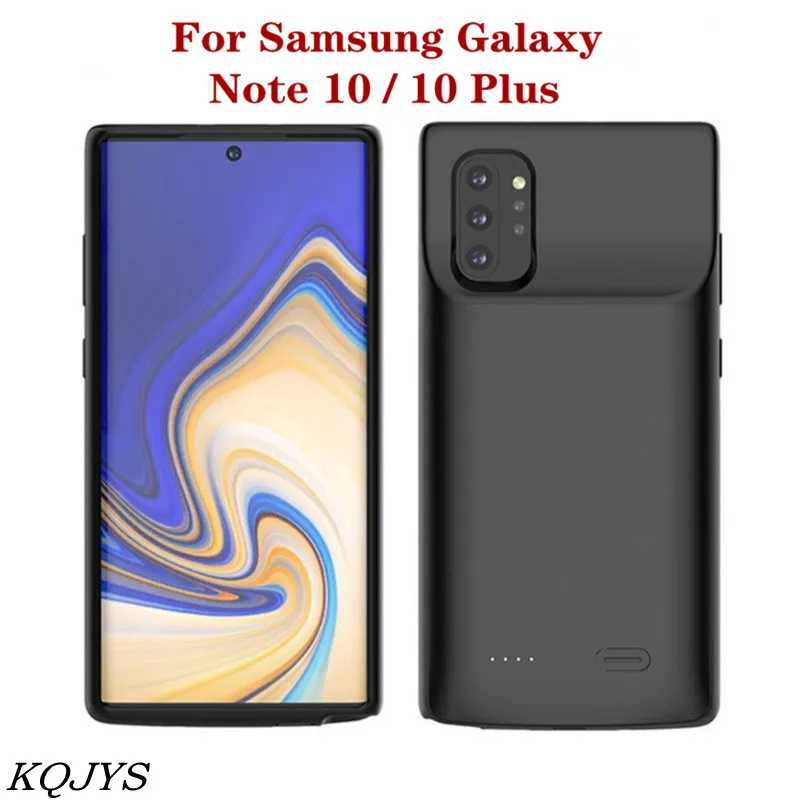 Портативный внешний аккумулятор зарядное устройство чехлы для Samsung Galaxy Note 10 Plus