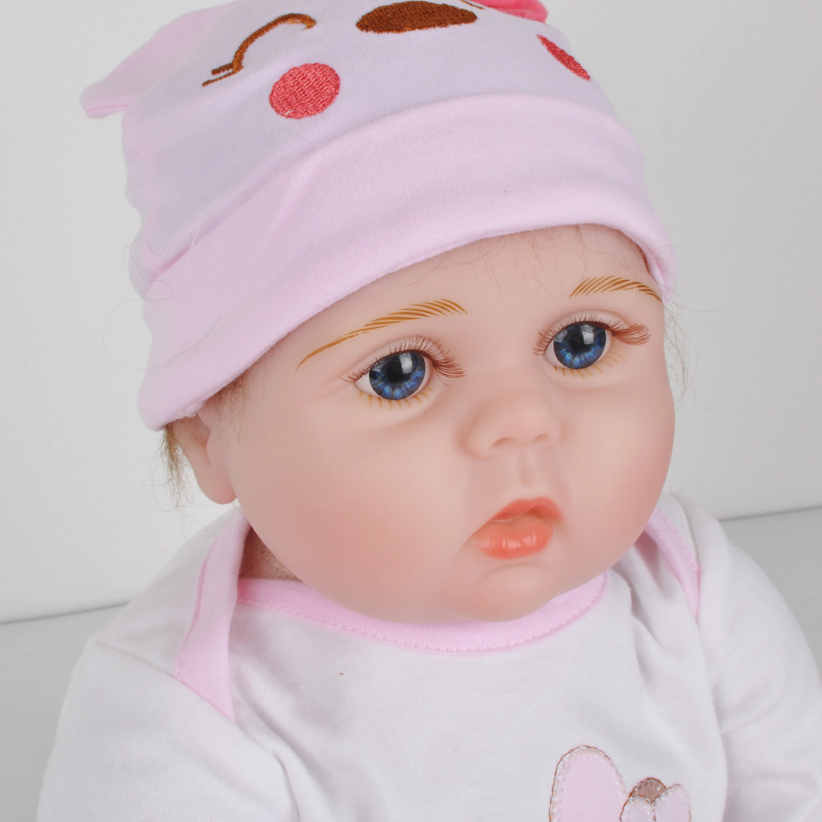 40 см силиконовая кукла реборн Bebe 16 дюймов Реалистичная настоящая мохеровая Menino
