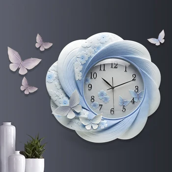 

Modern Minimalist Wall Clock Emboss Decorative Resin Clock Home Livingroom Hanging Mute Quartz Clock Crafts Wall Ornaments Art