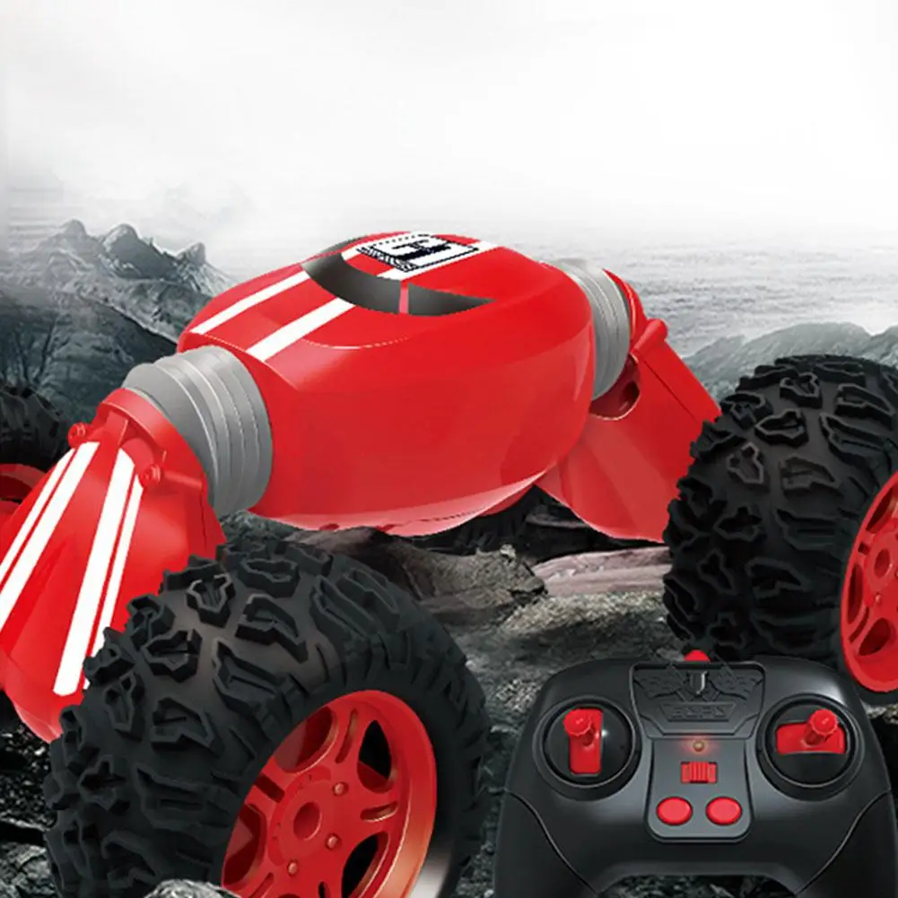 

None RC Car Children Twisting Car One-button Deformation Climbing Off-road Car
