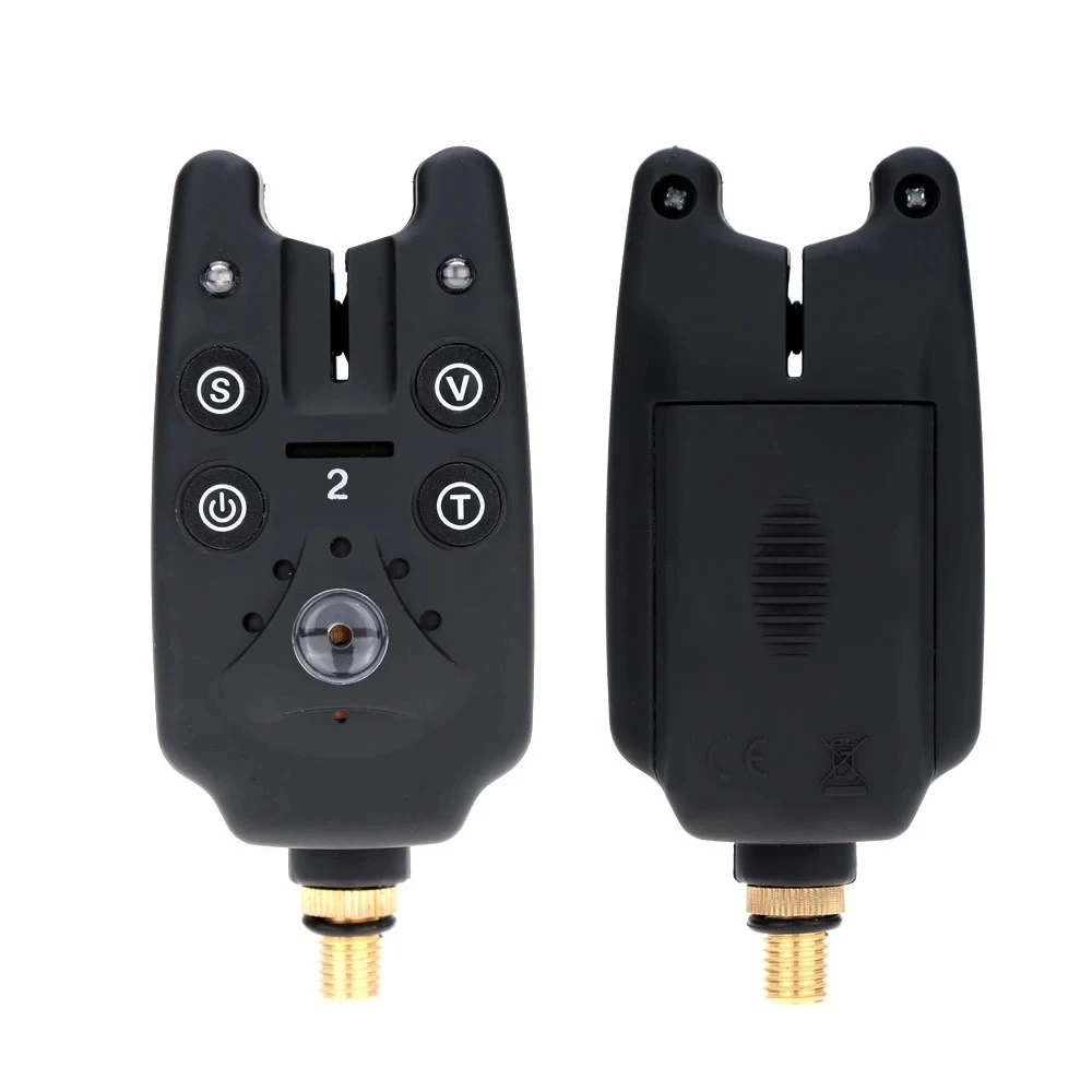 US $65.99 Lixada LED Wireless Digital Fishing Alarm Alert Set 4 Fishing Bite Alarm 1 Receiver with Indicator 4 Chain Hanger Swinger