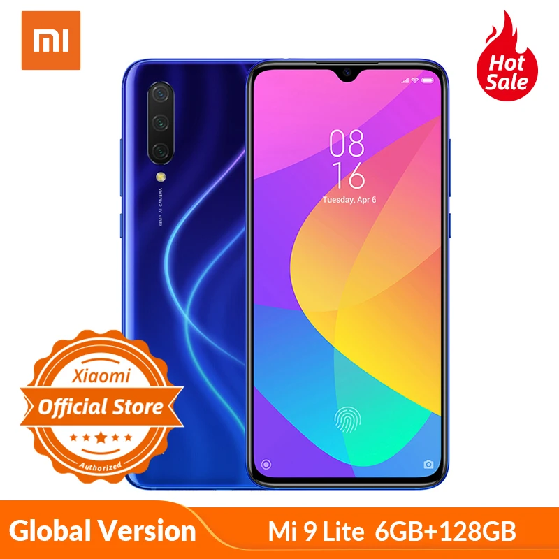 Глобальная версия Xiaomi Mi 9 Lite 6GB 128GB мобильный телефон 32MP AI Selfie Snapdragon 710 48MP камера 4030mAh NFC AMOLED FHD дисплей