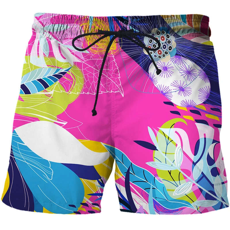 

Abstract pattern Summer Swimming Shorts 3d Printing Cartoon Children Boy Swimsuit Beach Boy Pants men's Beach running Shorts