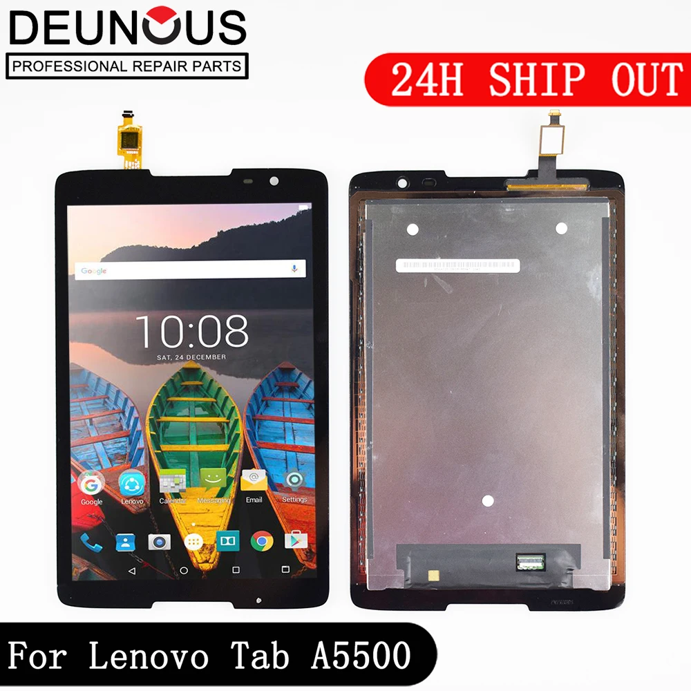 New 8 inch LCD Display + Touch Screen Assembly For Lenovo A8-50 A5500 A5500-F A5500-H A5500-HV Replacement