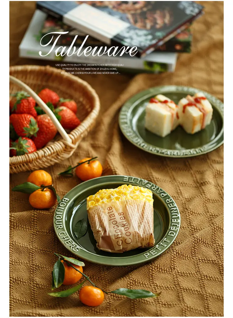 Основные Блюда для стейка, тарелка для риса Dim Sum, креативные тарелки, американская комбинированная посуда, Европейский набор рельефа, домашняя посуда
