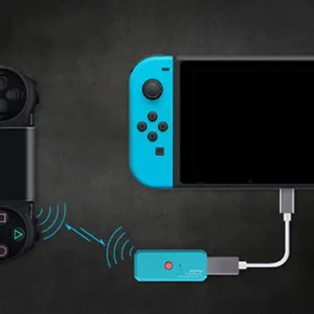 

Wireless Bluetooth Gamepad Receiver Controller Adapter for Switch for PS4 R91A