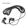 ONLENY – écouteurs intra-auriculaires tressés filaires, oreillettes avec caisson de basses, isolation du bruit, casque d'écoute pour téléphones MP3 MP4 PC jeu dynamique 3.5mm 1