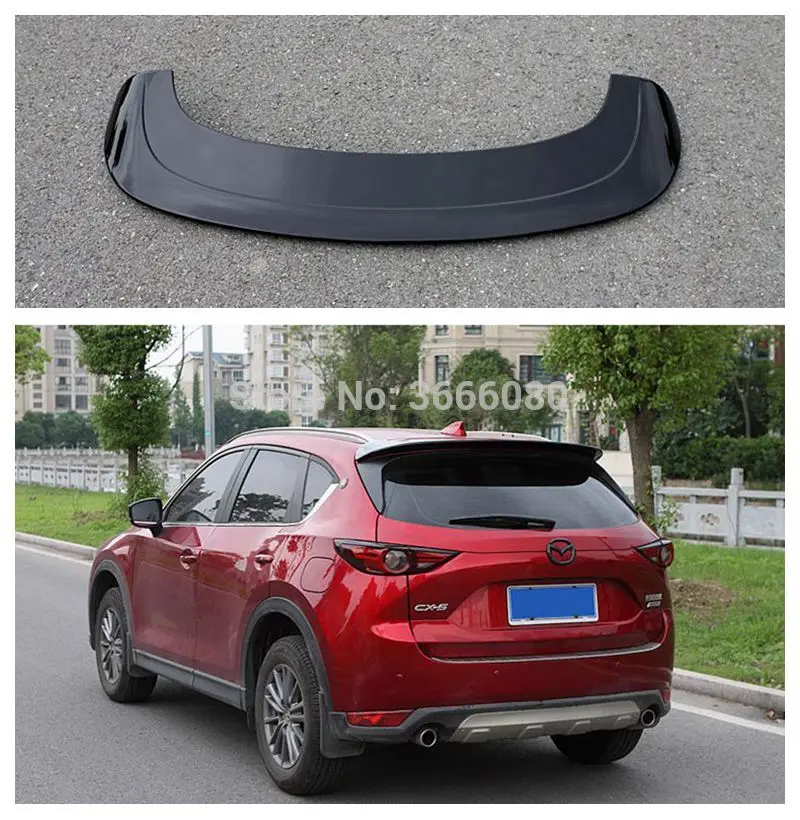 Для Mazda CX5,- ABS пластиковый Неокрашенный праймер цвет задний спойлер на крышу багажника крыла губы загрузки крышка авто части