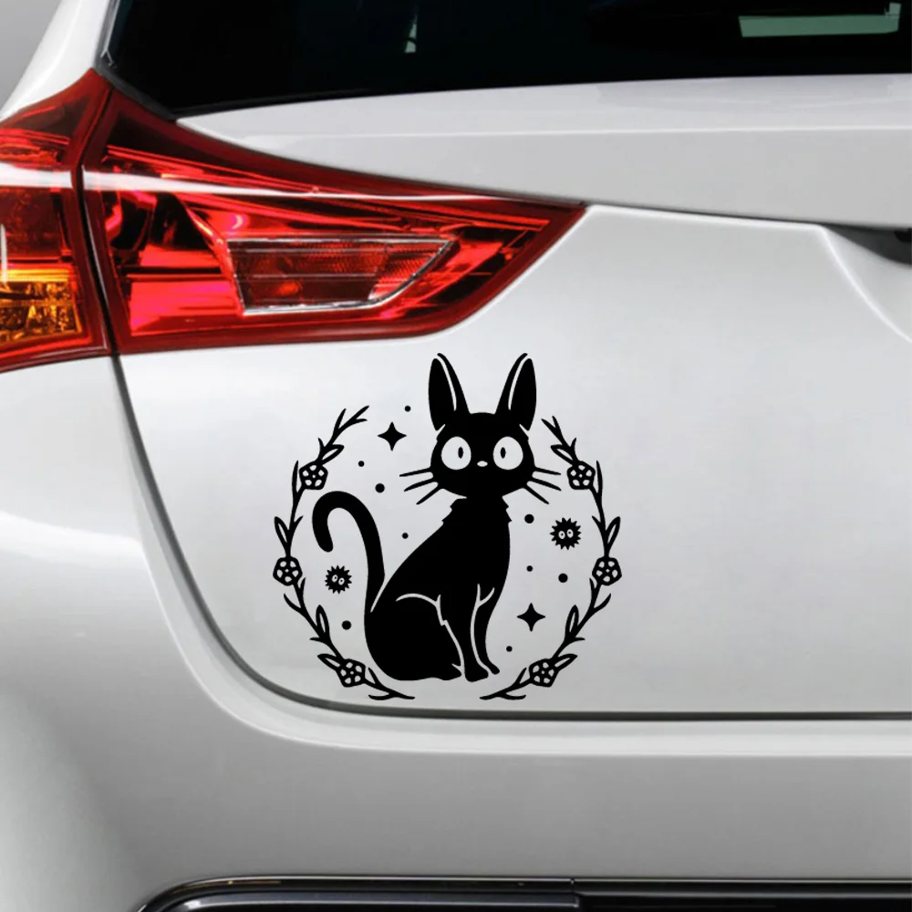 

Drop Shipping Cat Stickers On The Car Decal Car Styling Motorcycle Body Cool Covers Black/Silver