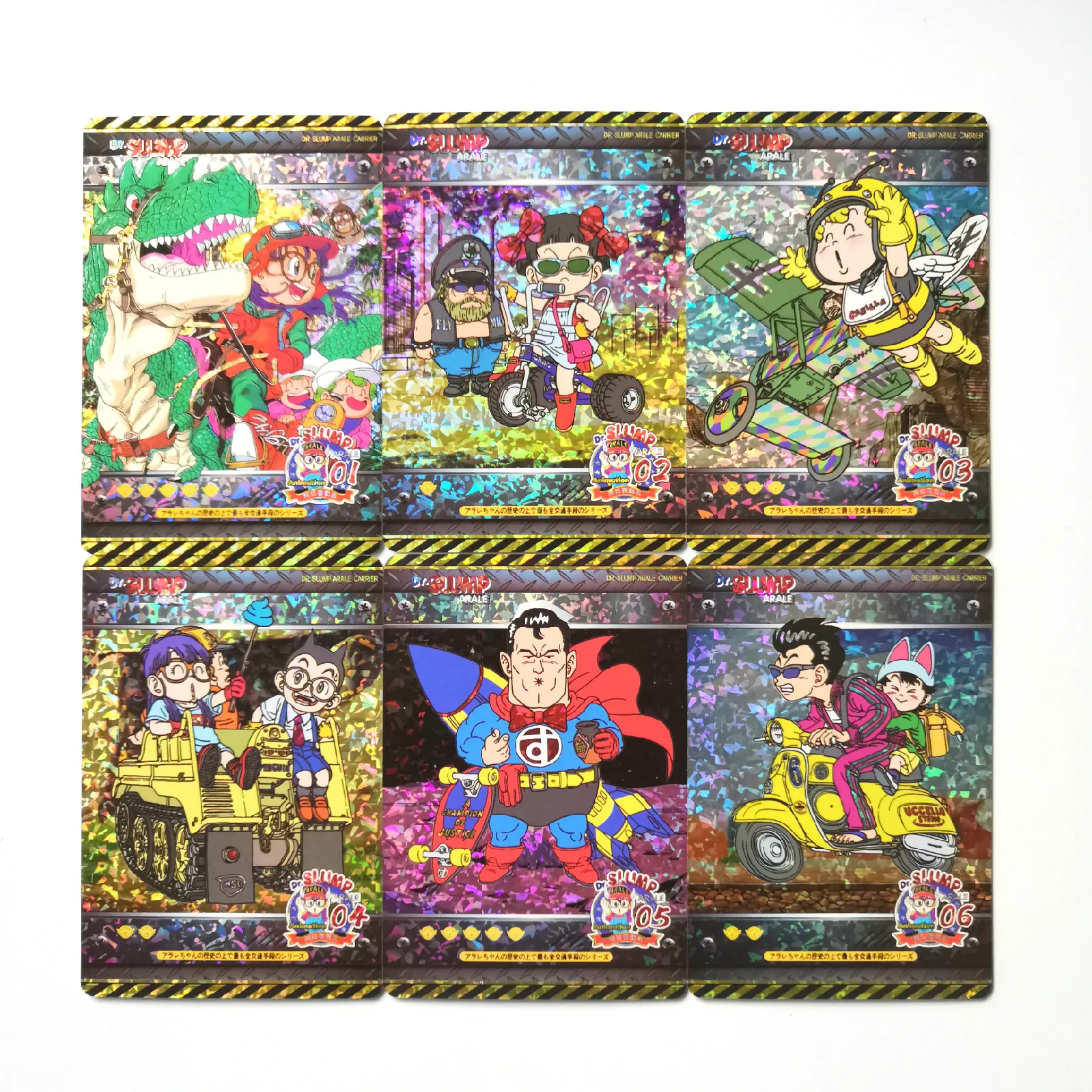 28 шт./компл. Arale VehicleToys Хобби Коллекционные вещи Коллекция игр аниме-открытки