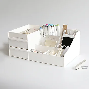 

Multi-Drawer Drawer Cosmetic Storage Box Large Finishing Skin Care Desktop Dressing Table Plastic Lipstick Rack