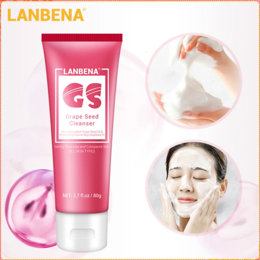 

LANBENA Face Cleanser Vitamin E Facial Cleansing Foam Nourishing Deep Cleansing Moisturizing Cleasing Oil Skin Smooth Face Wash
