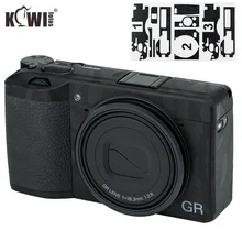 Киви Анти-Царапины Камера тела защитная пленка комплект для Ricoh GR III GRIII GR3 гр Mark III Камера s 3m наклейки Тень Черный