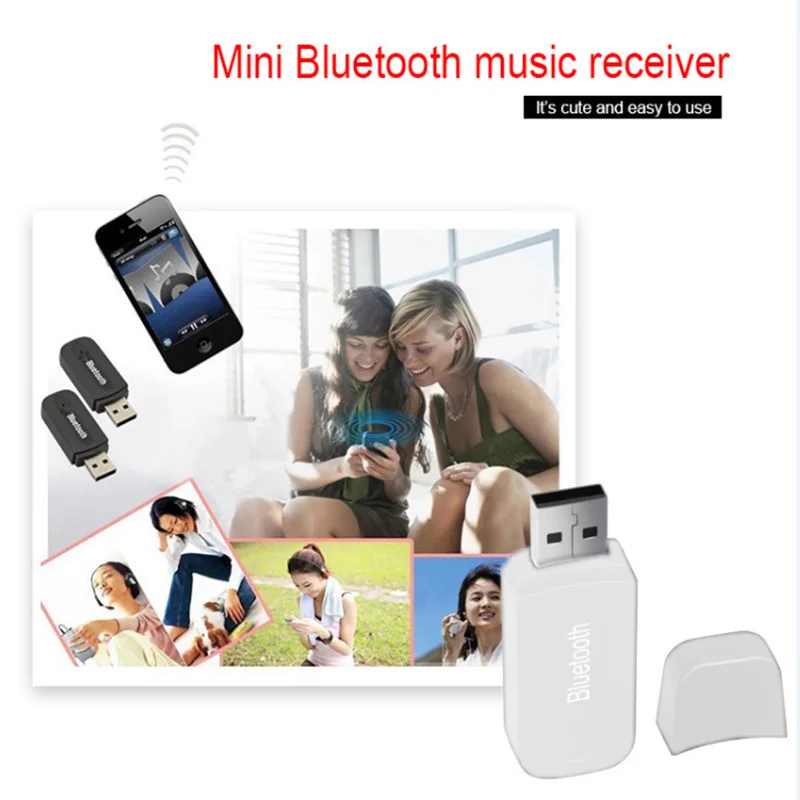 Соединение через usb и беспроводное, через Bluetooth приемник музыкальный стерео адаптер AUX беспроводной ключ A2DP 3,5 мм Handsfree домашний автомобильный комплект