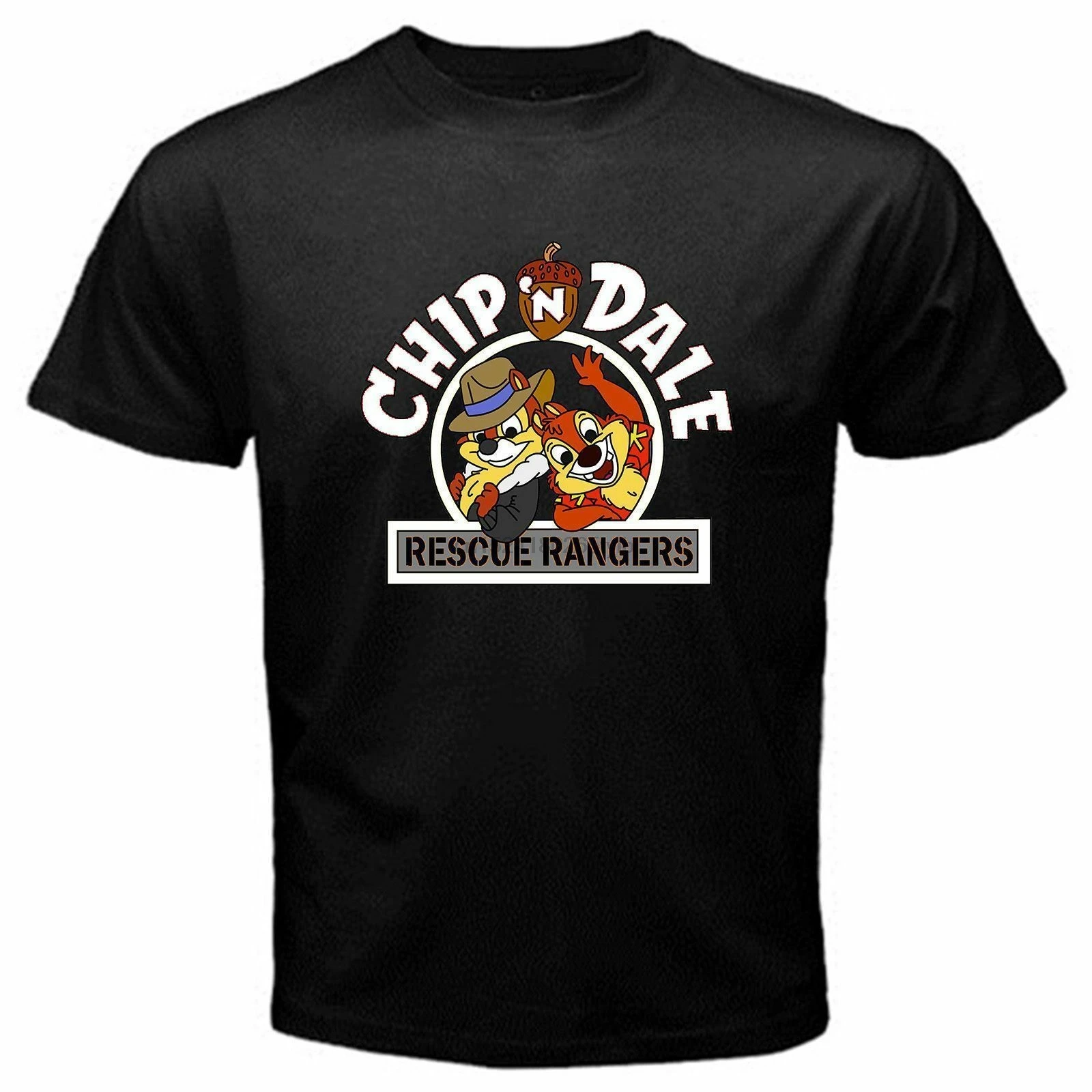 Chip n Dale old school cartoon classic tv series T-Shirt | Мужская одежда