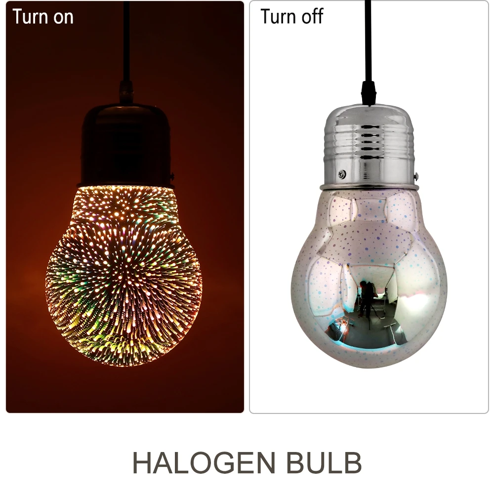 H52bedbcebe0b459492cbe57bfe4c769bf Modern 3D Colorful Nordic Starry Sky Hanging Glass Shade Pendant Lamp Lights E27 LED For Kitchen Restaurant Living Room