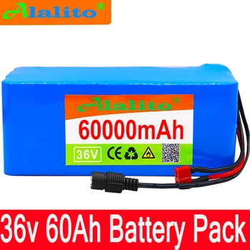 

original 36V battery 10S4P 60Ah 36v 18650 battery pack 500W 42V 60000mAh for Ebike electric bicycle with BMS