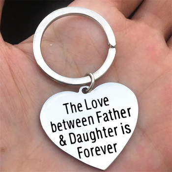 

Personality Engraved Keychain Text Letter Key Chains DIY Gift For Parents Grandparents Family Purse Keyring Jewelry