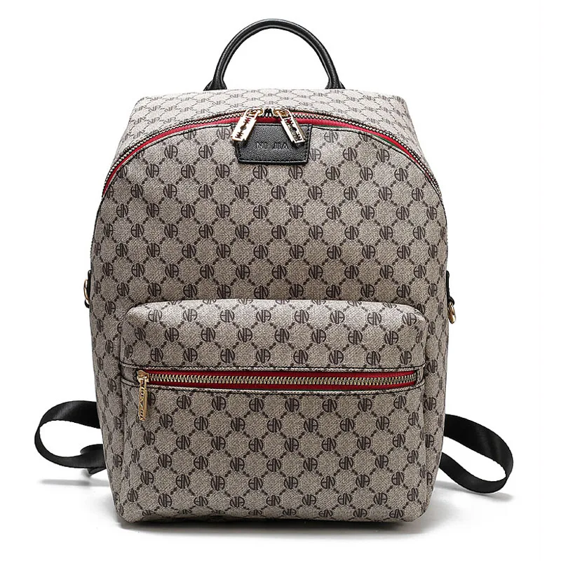 

Designer Women Leather PU Backpack Female Double Shoulders Bag Teenager School Mochila Girl's Travel Rucksack Anti Theft