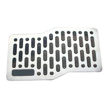 

Automotive General Stainless Steel Driver Non Slip Dead Floor Carpet Pedal Pad Plate Rest Car Foot pedal pad For Jeep 2007-2018