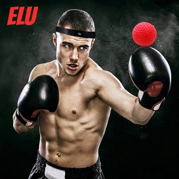 

Boxing Reflex Speed Punch Ball MMA Sanda Boxer Raising Reaction Force Hand Eye Training Set Stress Gym Boxing Muay Thai Exercise