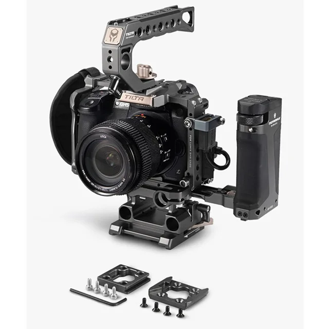 Tilta TA-T37-FCC-G DSLR GH5 чехол для камеры с полной клеткой для Panasonic GH5 GH5S dslr rig gh5 rig Верхняя ручка боковая фокусировка ручка - Цвет: GH5 Advanced Kit