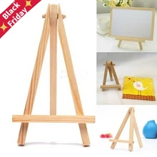 1 шт. мини художественный деревянный мольберт деревянная Свадебная настольная подставка для карт дисплей держатель для вечерние украшения 15*8 см Triange мольберт